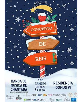 Fechas, información, programa, cartel, imágenes, mapa y ubicación de Concierto de Reyes (2026) en Chantada