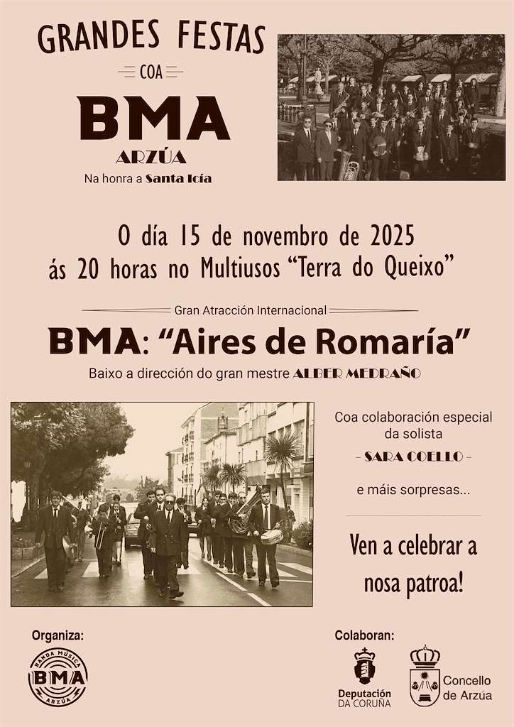 Concerto de Santa Icía (2025) en Arzúa