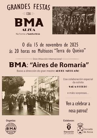 Fechas, información, programa, cartel, imágenes, mapa y ubicación de Concerto de Santa Icía (2025)  en  Arzúa