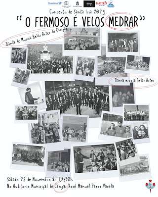 Fechas, información, programa, cartel, imágenes, mapa y ubicación de Concerto de Santa Icía  en  Cangas de Morrazo