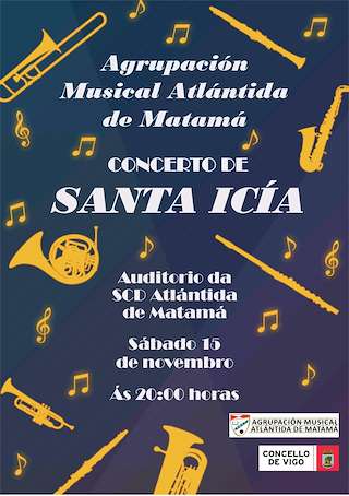 Fechas, información, programa, cartel, imágenes, mapa y ubicación de Concerto de Santa Icía de Matamá (2025)  en  Vigo