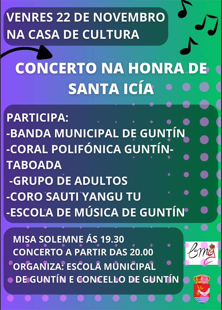 Concerto de Santa Icía en Guntín