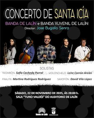 Fechas, información, programa, cartel, imágenes, mapa y ubicación de Concerto de Santa Icía (2025) en Lalín