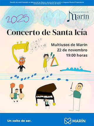 Fechas, información, programa, cartel, imágenes, mapa y ubicación de Concerto de Santa Icía (2025)  en  Marín
