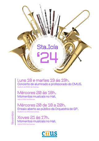 Fechas, información, programa, cartel, imágenes, mapa y ubicación de Concerto de Santa Icía  en  Ourense