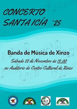 Fechas, información, programa, cartel, imágenes, mapa y ubicación de Concerto de Santa Icia  (2025) en Ponteareas