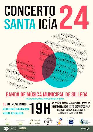Fechas, información, programa, cartel, imágenes, mapa y ubicación de Concerto de Santa Icía (2025)  en  Silleda