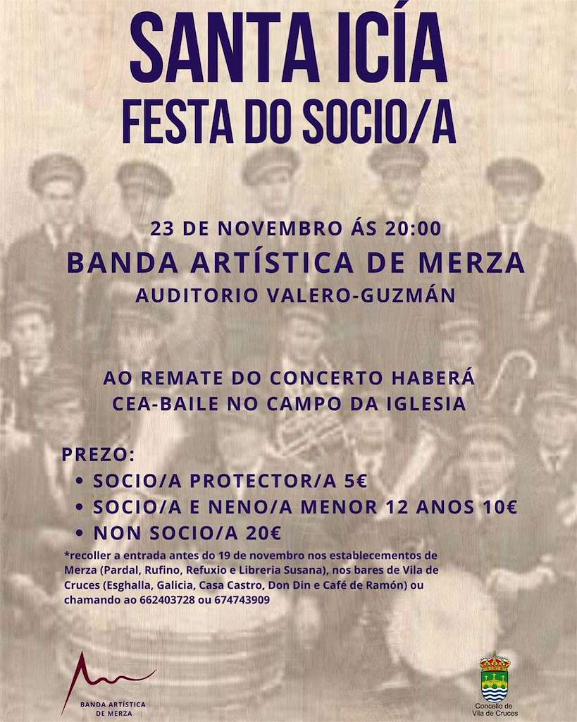 Concerto de Santa Icia en Vila de Cruces