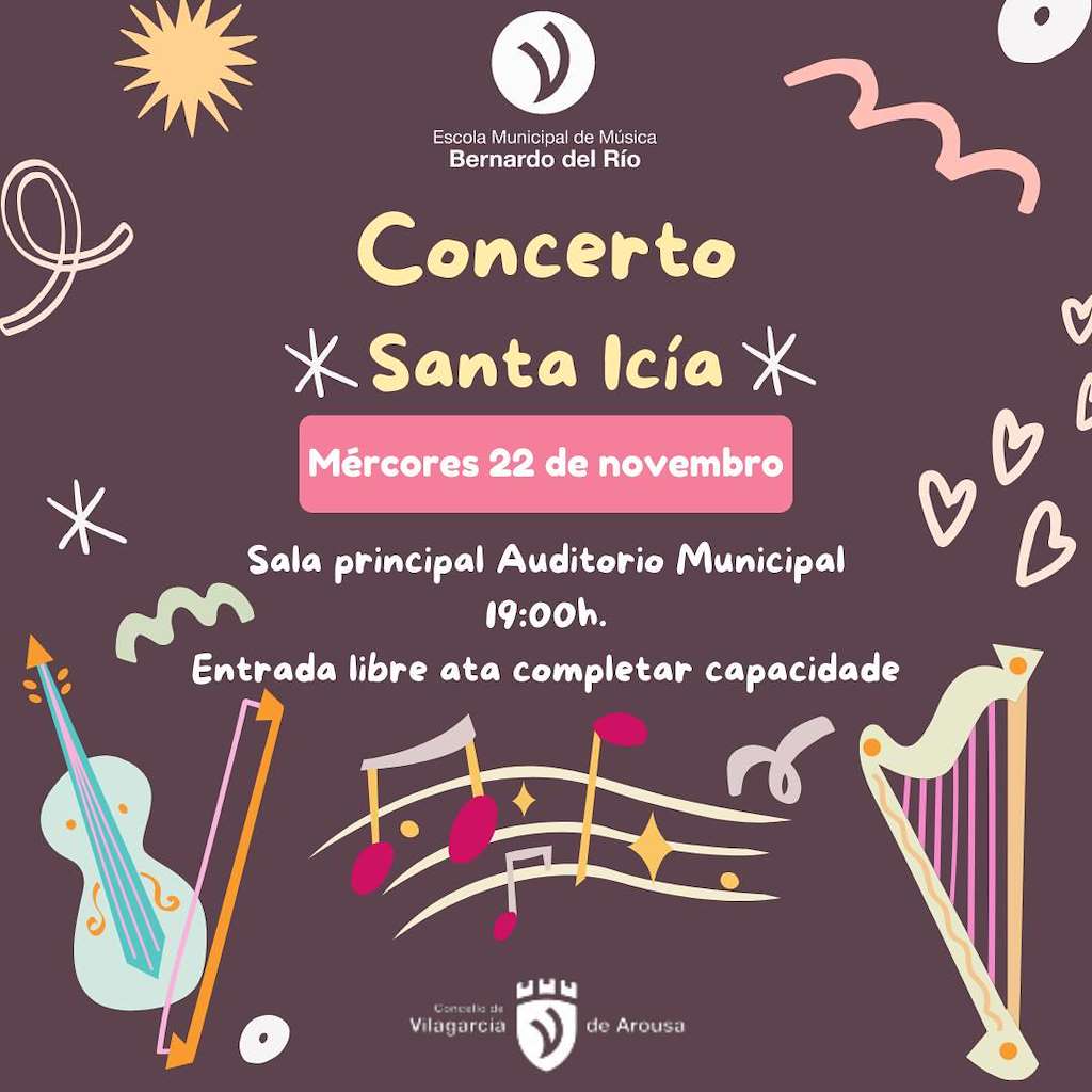 Concerto de Santa Icía en Vilagarcía de Arousa