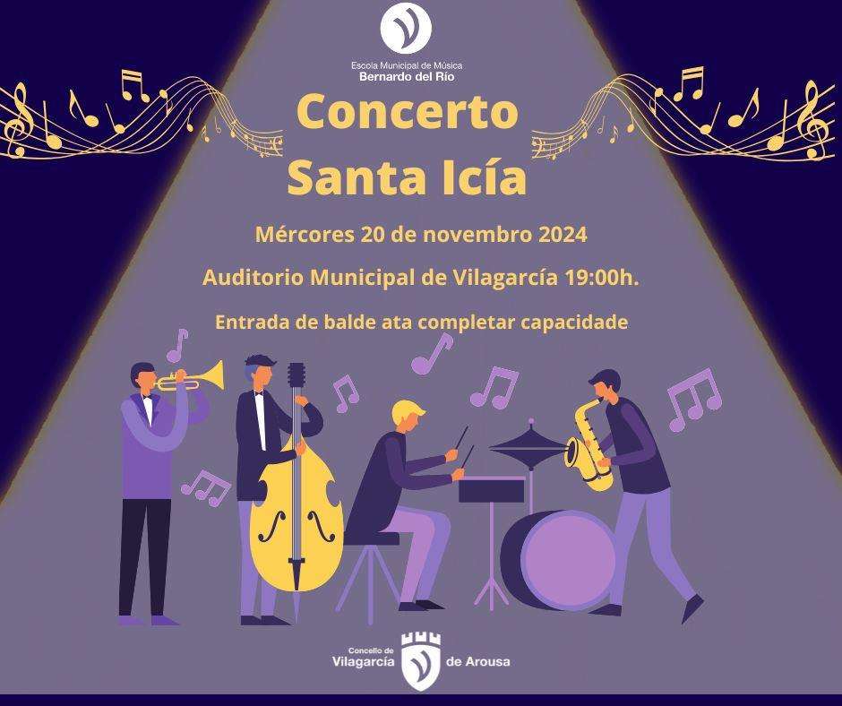 Concerto de Santa Icía en Vilagarcía de Arousa