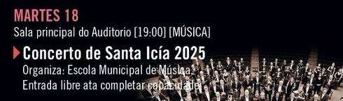 Concerto de Santa Icía (2025) en Vilagarcía de Arousa