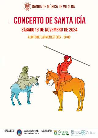 Fechas, información, programa, cartel, imágenes, mapa y ubicación de Concerto de Santa Icía  en  Vilalba