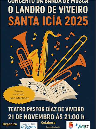 Fechas, información, programa, cartel, imágenes, mapa y ubicación de Concerto de Santa Icía (2025) en Viveiro