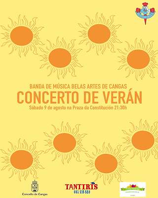 Fechas, información, programa, cartel, imágenes, mapa y ubicación de Concerto de Verán  en  Cangas de Morrazo