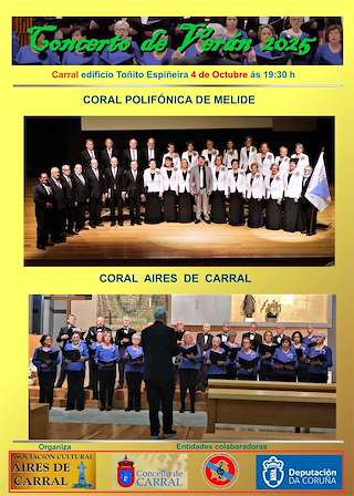 Fechas, información, programa, cartel, imágenes, mapa y ubicación de Concerto de Verán (2025)  en  Carral