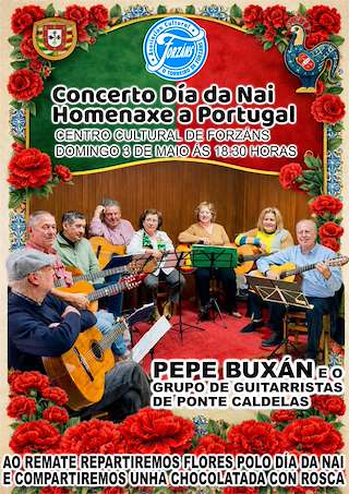 Fechas, información, programa, cartel, imágenes, mapa y ubicación de Concerto Día da Nai de Forzáns  (2026)  en  Ponte Caldelas