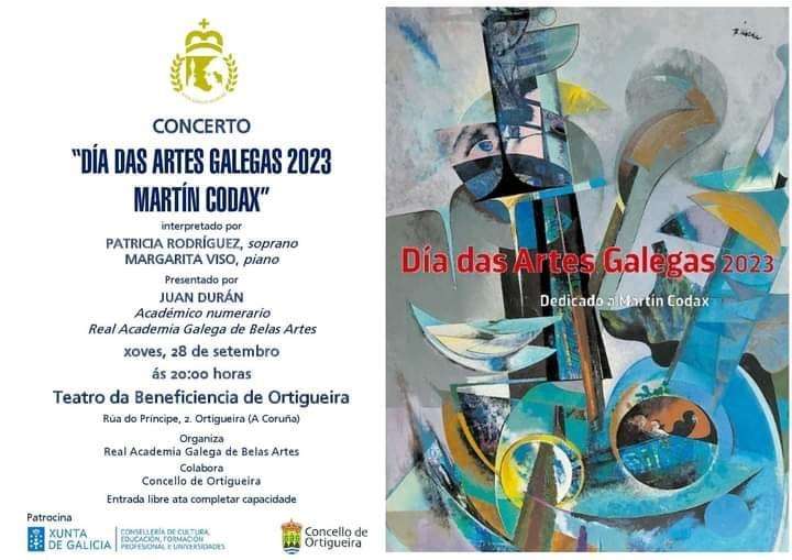 Concerto Día das Artes Galegas Martín Codax en Ortigueira