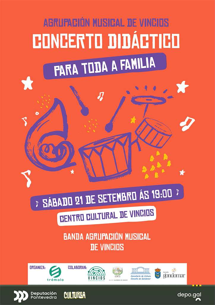 Concerto Didáctico de Vincios en Gondomar
