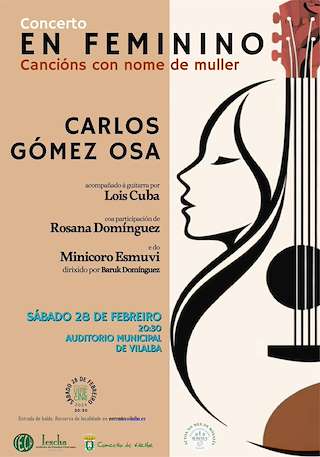 Fechas, información, programa, cartel, imágenes, mapa y ubicación de Concerto en Feminino (2026)  en  Vilalba