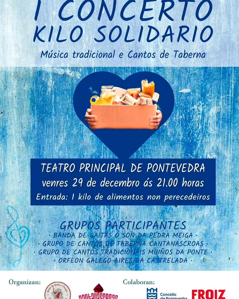 I Concerto Kilo Solidario en Pontevedra