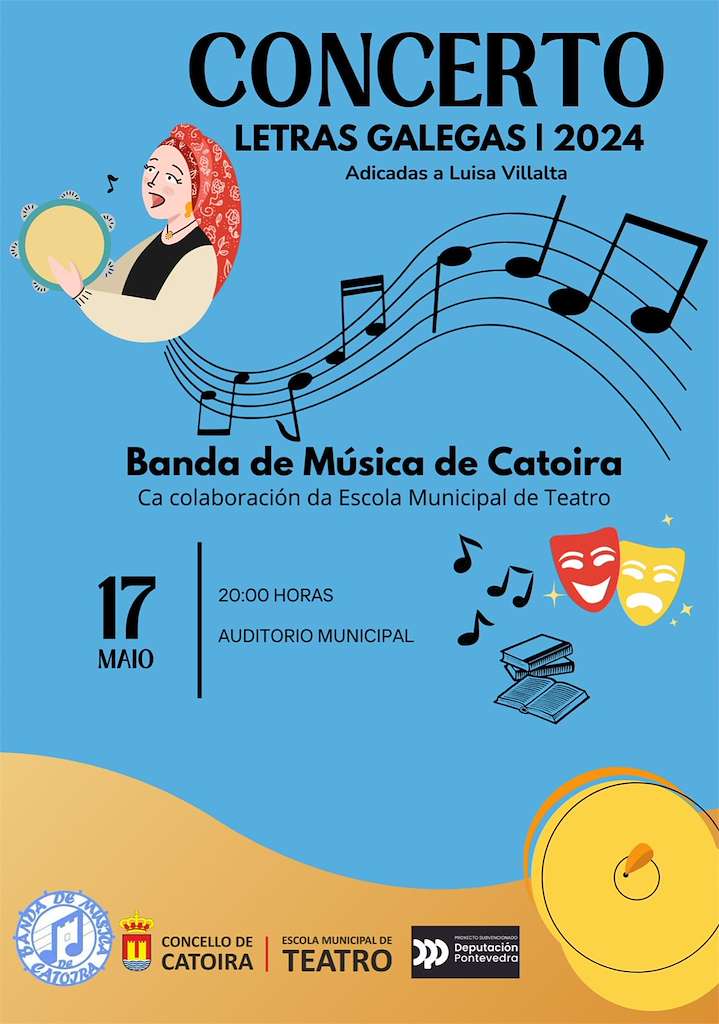 Concerto Letras Galegas en Catoira