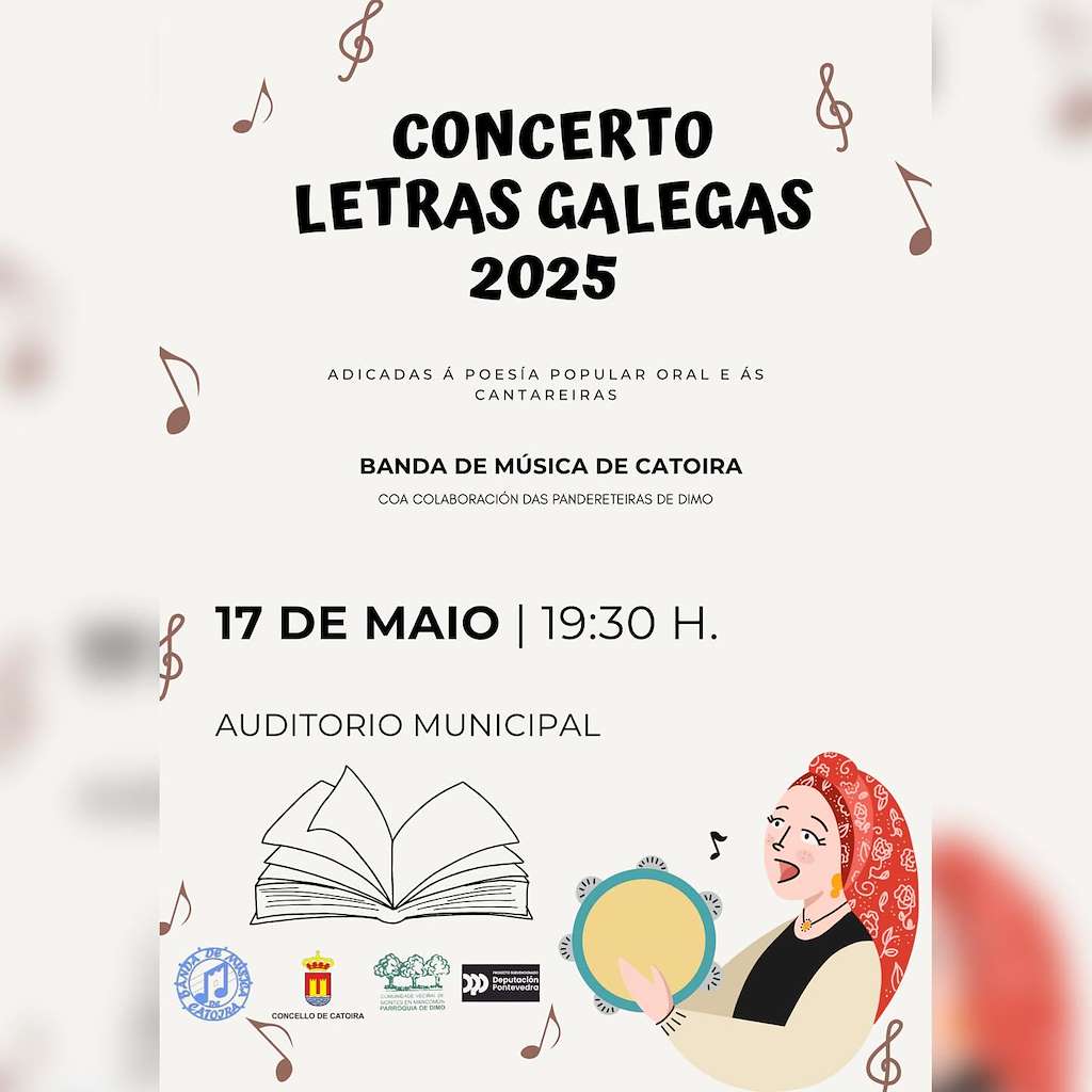 Concerto Letras Galegas (2025) en Catoira