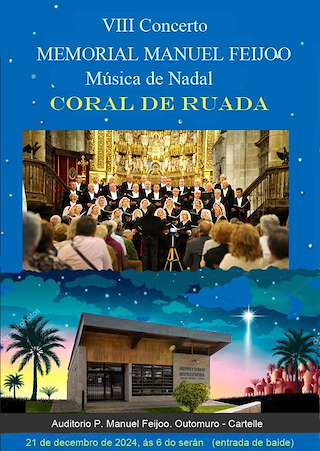 Fechas, información, programa, cartel, imágenes, mapa y ubicación de VIII Concerto Memorial Manuel Feijoo - Música de Nadal  en  Cartelle