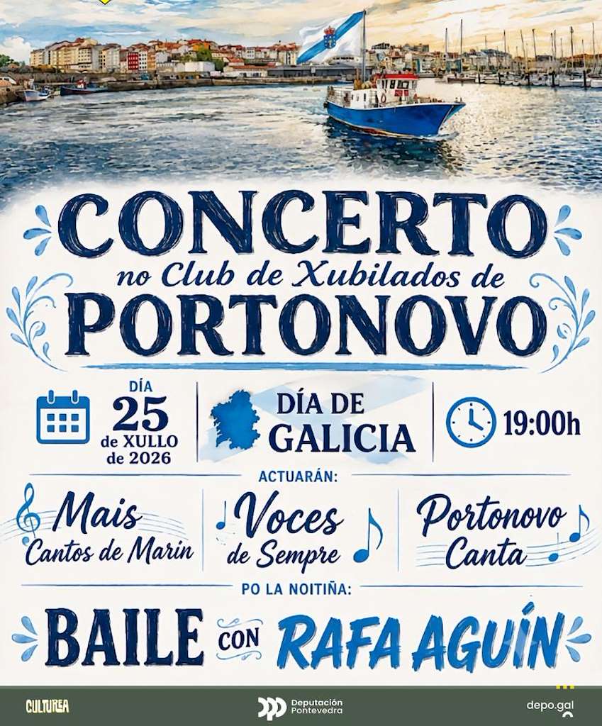 Concerto no Club de Xubilados de Portonovo  (2026) en Sanxenxo