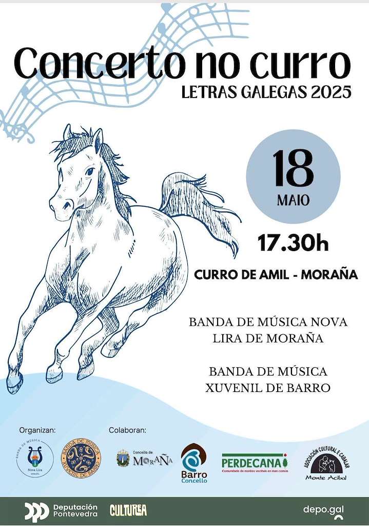 Concerto no Curro das Letras Galegas (2025) en Moraña