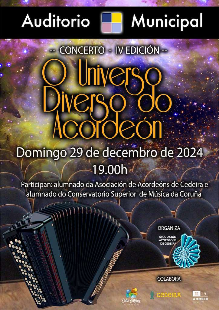 V Concerto O Universo Diverso do Acordeón (2025) en Cedeira