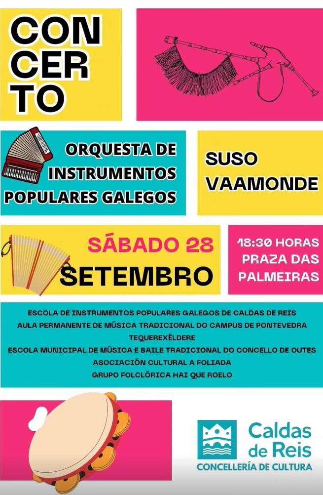 Concerto Orquesta de Instrumentos Galegos en Caldas de Reis