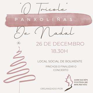 Fechas, información, programa, cartel, imágenes, mapa y ubicación de Concerto Panxoliñas de Nadal (2025) en Sober