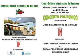 Fechas, información, programa, cartel, imágenes, mapa y ubicación de Concerto Polifónico de Montrove  en  Oleiros