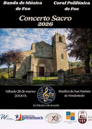 Fechas, información, programa, cartel, imágenes, mapa y ubicación de Concerto Sacro (2026)  en  Foz