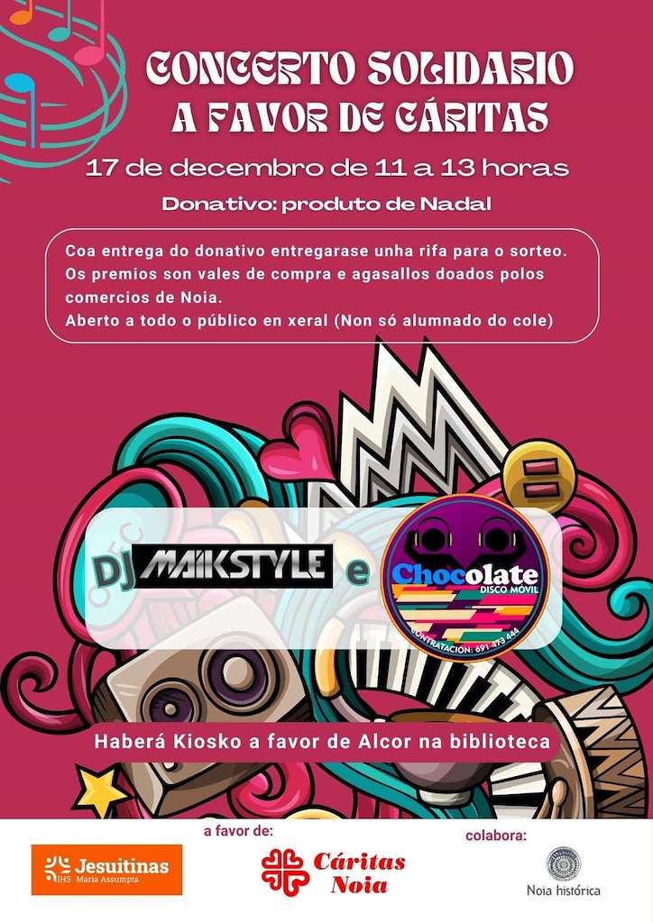 Concerto Solidario a favor de Cáritas en Noia