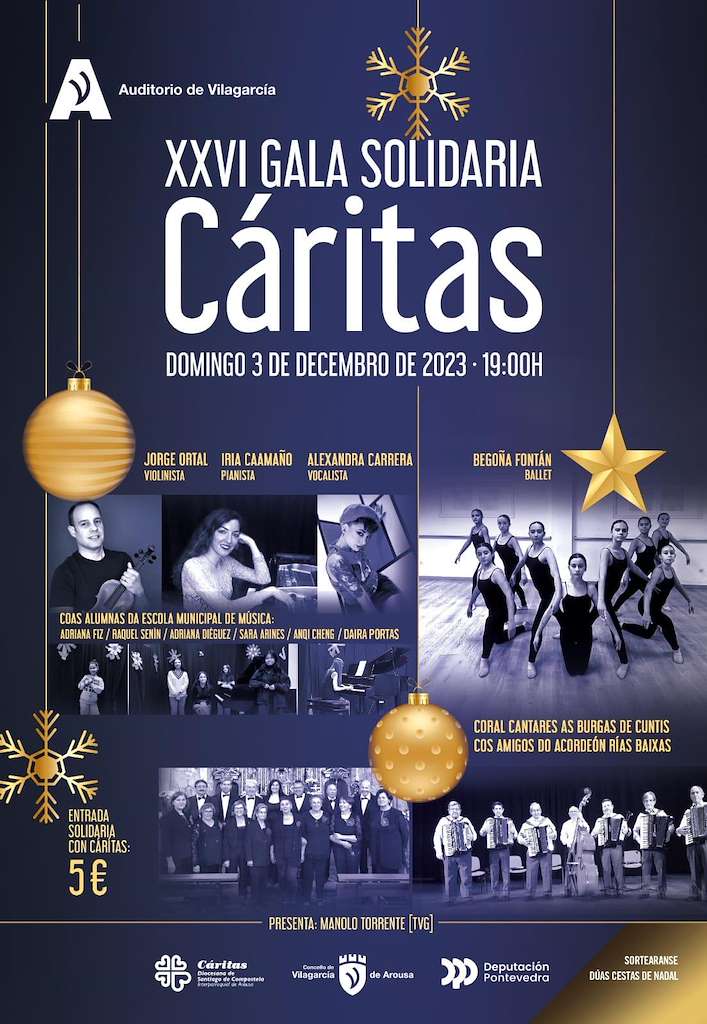 XXVI Concerto Solidario Cáritas en Vilagarcía de Arousa