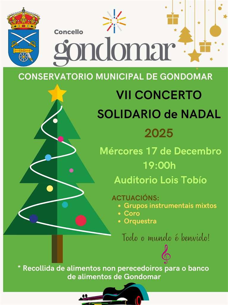 VII Concerto Solidario de Nadal (2025) en Gondomar