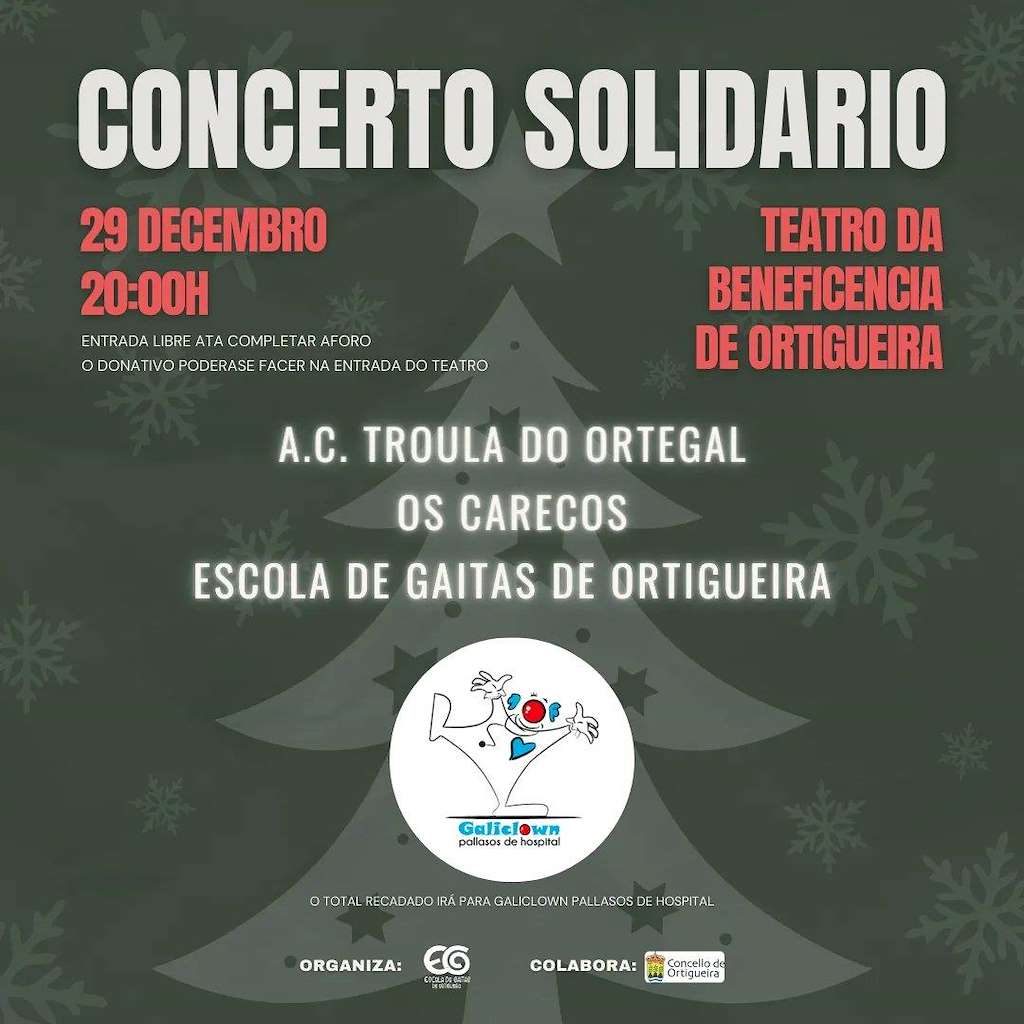 Concerto Solidario  en Ortigueira