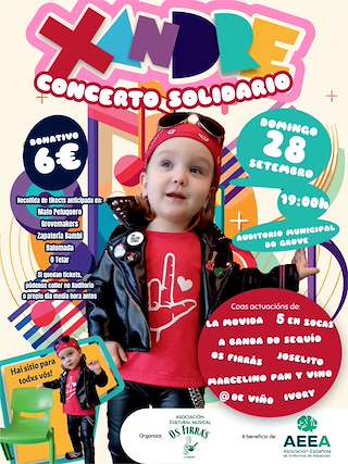 Fechas, información, programa, cartel, imágenes, mapa y ubicación de Concerto Solidario Xandre  (2025)  en  O Grove