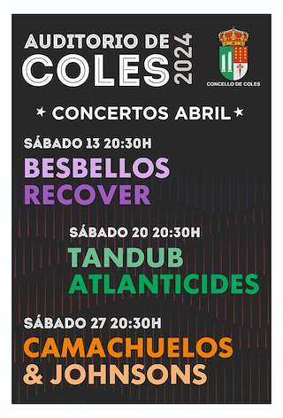 Concertos no Auditorio (2026) en Coles