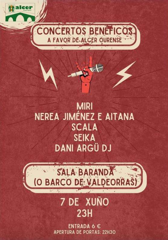 Concertos Benéficos a Favor de Alcer Ourense  en O Barco de Valdeorras