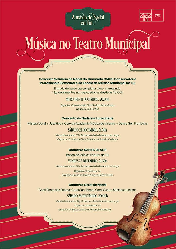 Concertos de Nadal en Tui