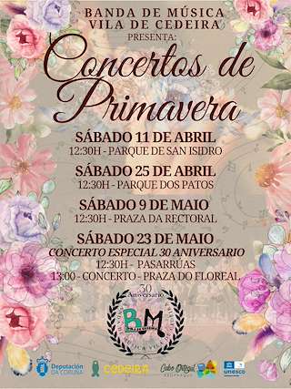 Fechas, información, programa, cartel, imágenes, mapa y ubicación de Concertos de Primavera (2026) en Cedeira
