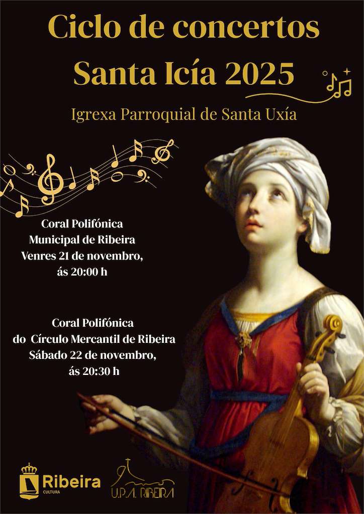 Concertos de Santa Icía (2025) en Ribeira