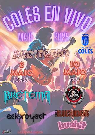 Fechas, información, programa, cartel, imágenes, mapa y ubicación de Concertos no Auditorio  en  Coles