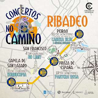 Fechas, información, programa, cartel, imágenes, mapa y ubicación de Concertos no Camiño (2025)  en  Ribadeo