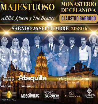 Fechas, información, programa, cartel, imágenes, mapa y ubicación de Concierto a la Luz de Las Velas  (2026) en Celanova