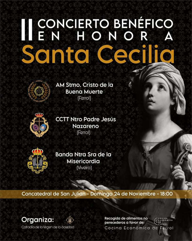 Concierto Benéfico en Honor a Santa Cecilia  en Ferrol