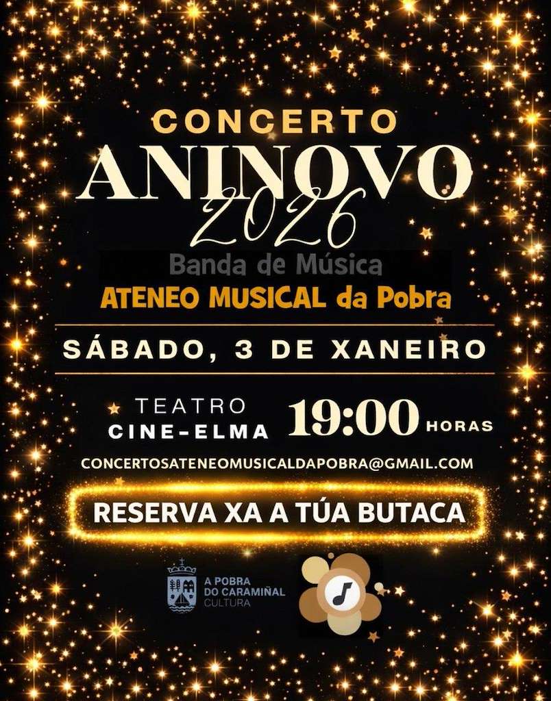 Concierto de Año Nuevo (2026) en A Pobra do Caramiñal