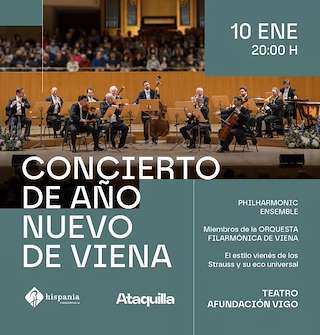 Fechas, información, programa, cartel, imágenes, mapa y ubicación de Concierto de Año Nuevo de Viena (2026) en Vigo